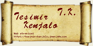Tešimir Kenjalo vizit kartica